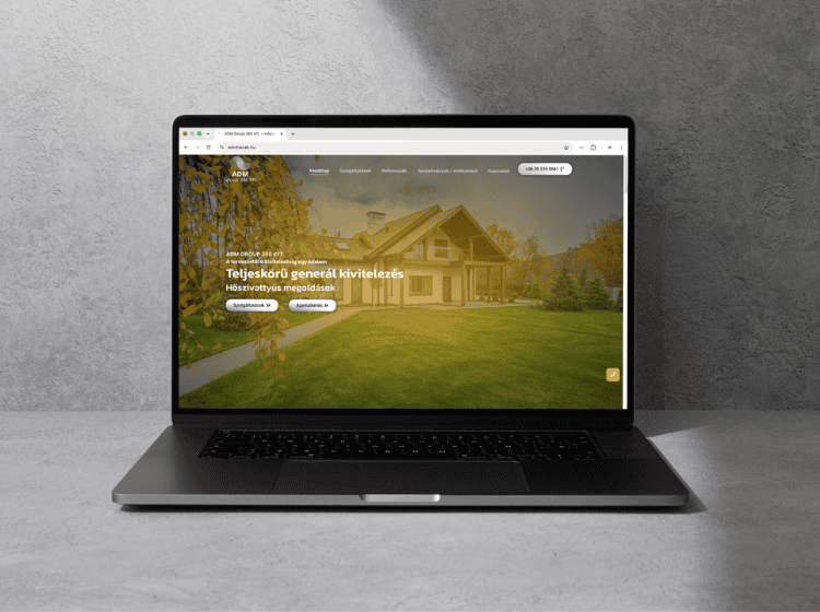 admhazak.hu – weboldal referencia munka
