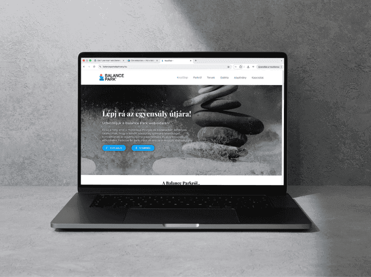balanceparkalapitvany.hu – weboldal referencia munka