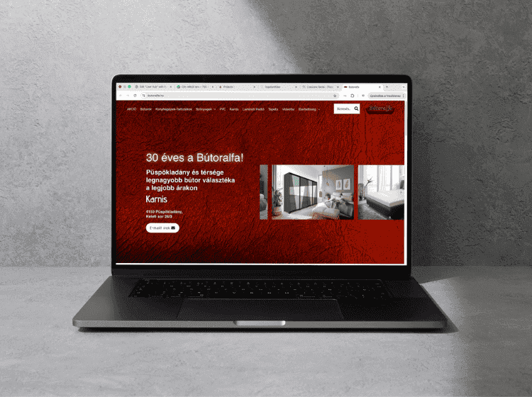 butoralfa.hu – weboldal referencia munka