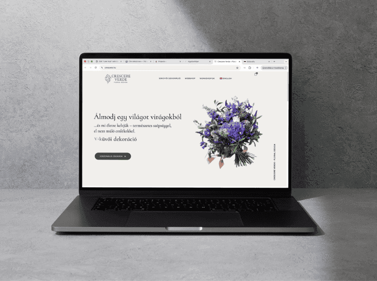 crescere.hu – weboldal referencia munka