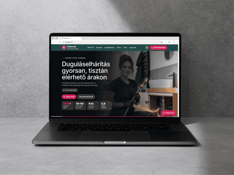 csoboszik.hu – weboldal referencia munka
