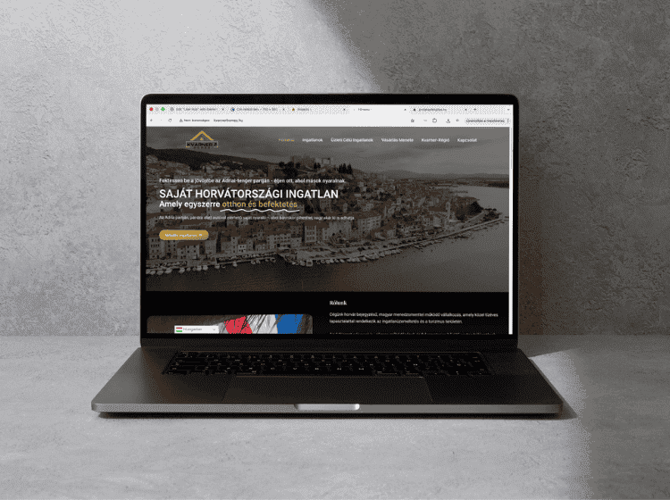 kvarnerhomes.hu – weboldal referencia munka