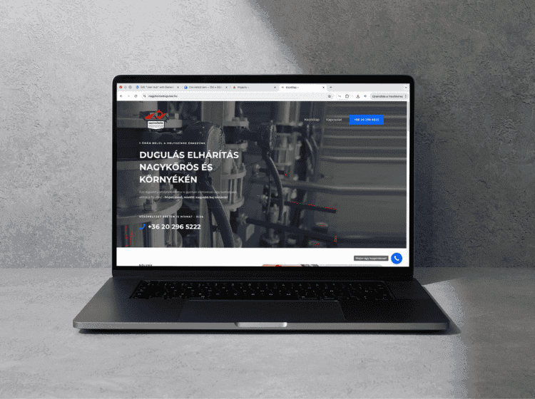 nagykorosdugulas.hu – weboldal referencia munka